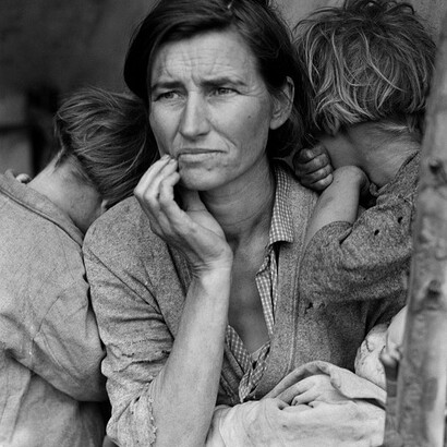 Imagen icónica de una madre estadounidense la durante la Gran Depresión: la crisis de 2008 revivió pesadillas que se creían superadas