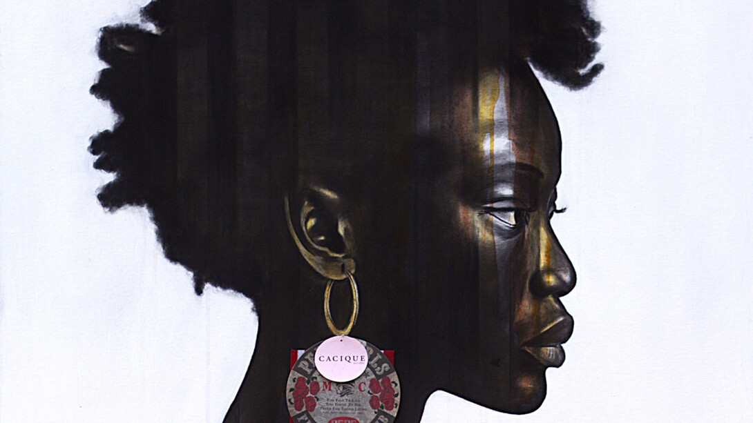 Oluwatobi Adewumi, Queen in another land (detail), 2024. Courtesy of The Camp Gallery