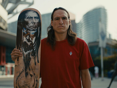 Joe Buffalo is an Indigenous skateboard legend