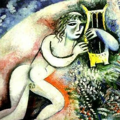 Marc Chagall, Orfeo, 1912 - 1914, olio su tela