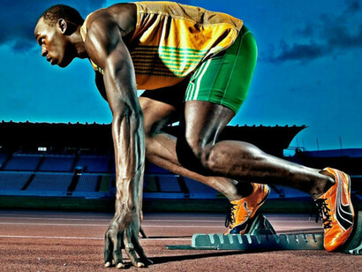 Usain Bolt, the fastest man on earth