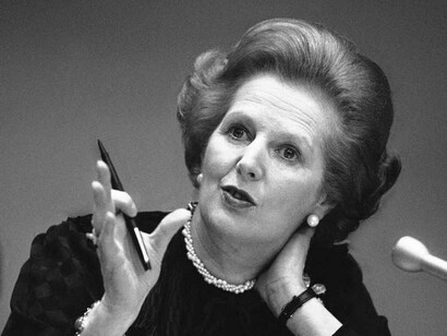Margaret Thatcher, primera ministra del Reino Unido entre 1979 y 1980, impulsó políticas neoliberales en lo económico y conservadoras en lo social