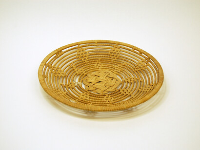 Traditional basketry bread bowl, (woven wicker), 1950s, © Camberwell College of Arts, University of the Arts London