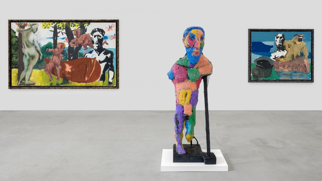 Markus Lüpertz, Exhibition view. Courtesy of Almine Rech gallery