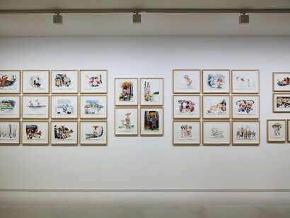 Nikita Shalenny, The Most Delicious American Mushrooms, Exhibition view. Courtesy of Sabsay