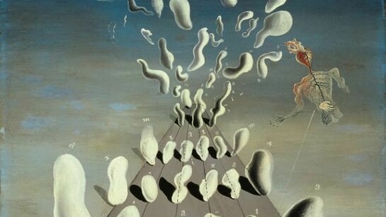 Salvador Dalí, Carne de gallina inaugural, 1928, Oil on canvas, 75,5x62,5cm, fundació Gala-Salvador Dalí