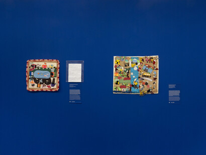 Women affected by dams, embroidering rights, exhibition view. Courtesy of MASP