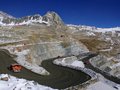 Explotación minera en Chile