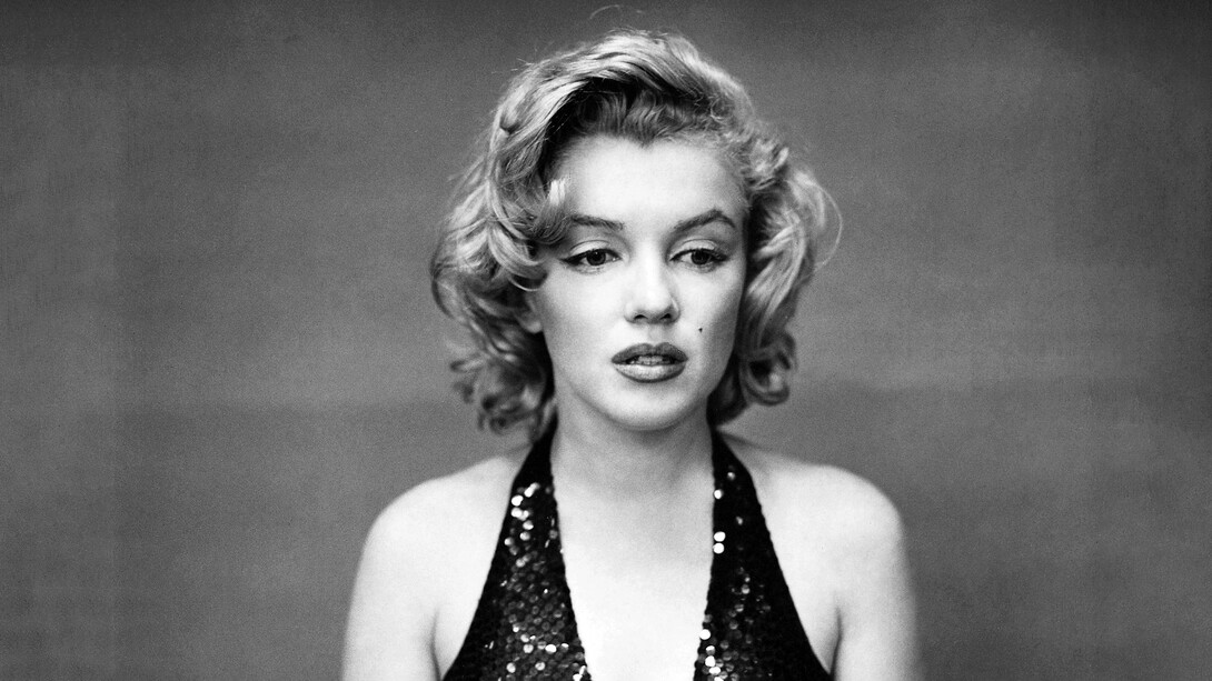 Marilyn Monroe, actriz, cantante y modelo estadounidense, fotografiada por Richard Avedon 