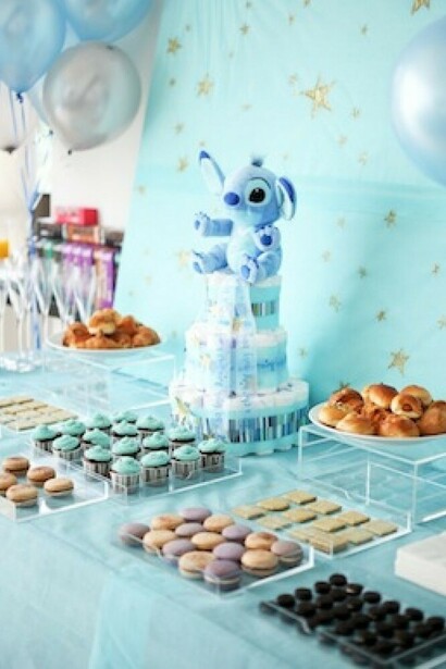 Aperitivos para un baby shower