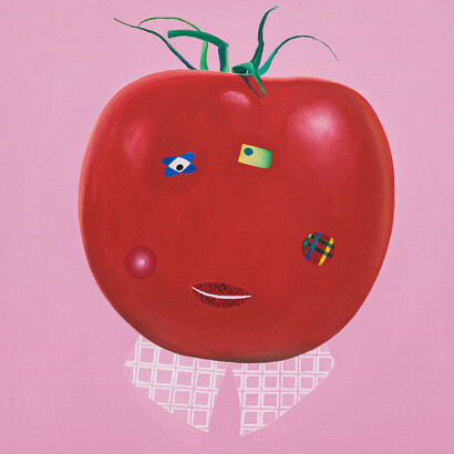 Lorenzo Scotto di Luzio. Untitled, 2016, acrylic on canvas 150 x 150 cm
