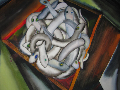 Snakeball in a cabinet 