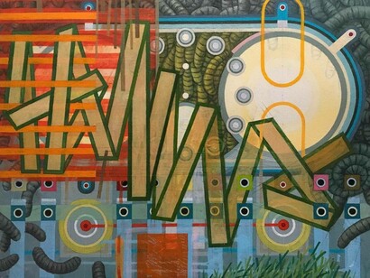 Composition - acrylic on canvas