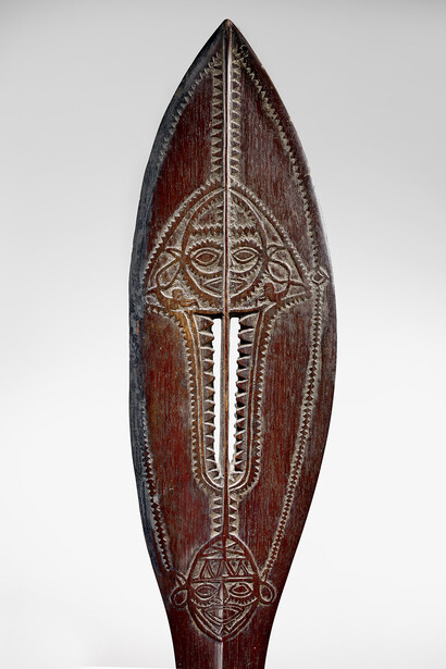 Massue, Île de Santa Isabel, 19e siècle, bois © musée du quai Branly