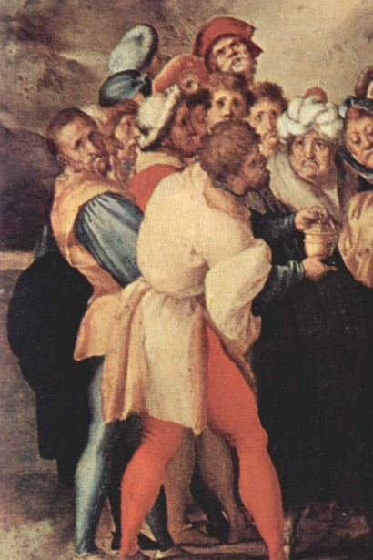 Jacopo Pontormo, Adorazione dei Magi, Cappella Palatina, Palazzo Pitti, Firenze, particolare