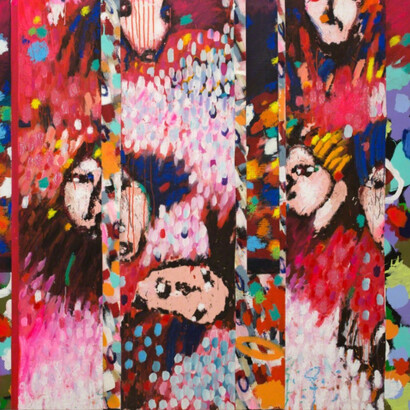 Cheikhou Ba, Moi, j’ai pas fait un rêve (Me, I have not yet dreamed), 2016. Courtesy of 50 Golborne
