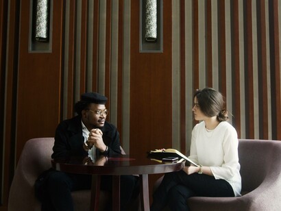 The female HR representative asked the candidate the role questions
