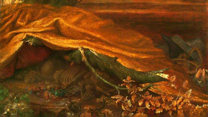 George Frederic Watts, Can These Bones Live?, detail, 1897-8