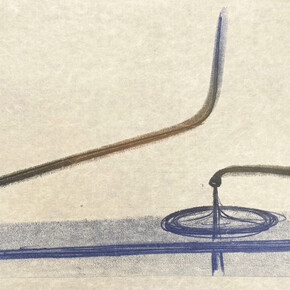 Harry Bertoia, Untitled (detail), 1950s. Courtesy of Hosfelt Gallery