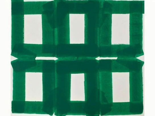 Kes Richardson, Garden XIII, 2013, Acrylic on canvas, 165 x 190 cm