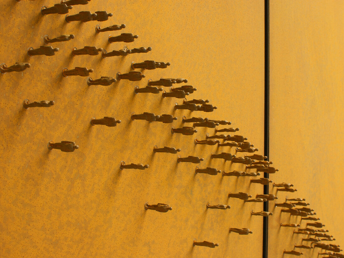 Peter Burke, Second Front (Detail), 2015, Steel, Unique, signed