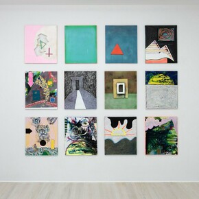 Installation View, Patrick Brennan, The Cage. Courtesy of Halsey McKay Gallery