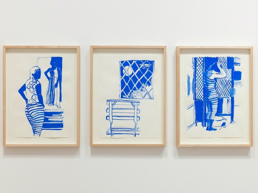 Lisa Brice,Exhibition view. Courtesy of Stephen Friedman Gallery