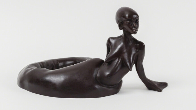 Wangechi Mutu, Chocolate Nguva, 2015. Courtesy of Carolina Nitsch Contemporary Art
