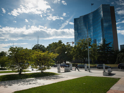 The iconic OMPI administrative building in Geneva