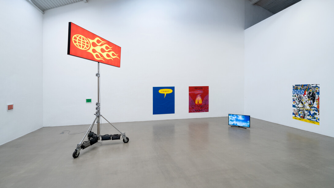 Martin Gross, Morning after the night before, exhibition view. Courtesy of Galerie Eigen + Art