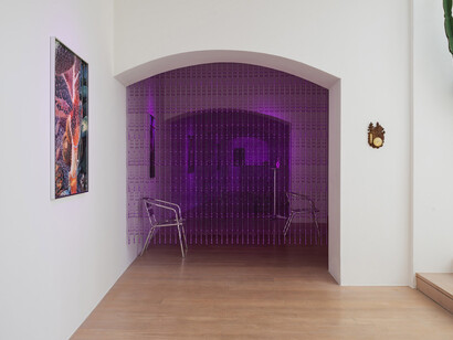 Trevor Yeung, Underwater haze, exhibition view. Courtesy of Kestner Gesellschaft