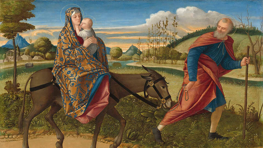 Vittore Carpaccio, Der heilige Georg und der Drache sowie vier Szenen des Martyriums des heiligen Georg, 1516. Courtesy of Staatsgalerie Stuttgart