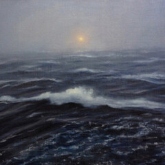 Adam Straus, Search, 2014, oil on canvas, 48 x 72 x 2 in. 122 x 183 x 5 cm