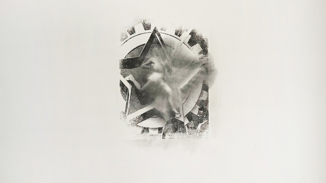 Stephen Lapthisophon, Star, 2003, ink photo transfer on paper, 22x30 inches. Courtesy the artist and Conduit Gallery