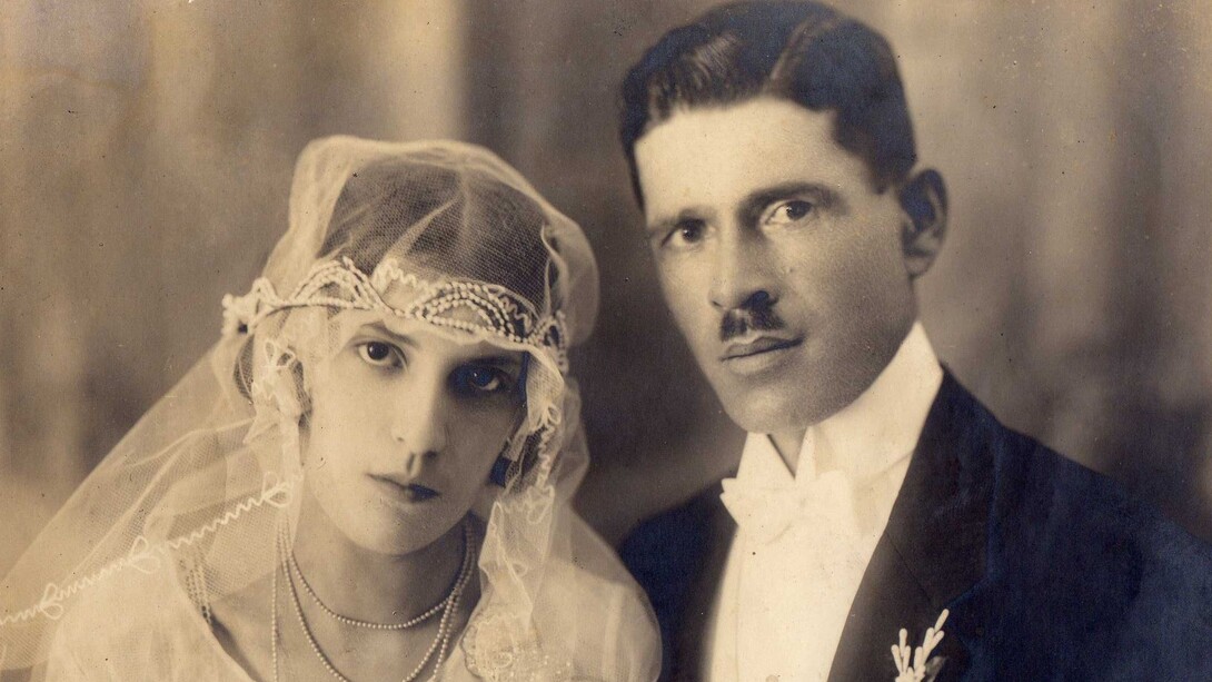 Pasko Hilje y Carmen Quirós, el día de su boda. Foto: Archivo familiar