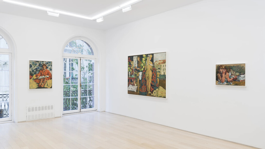 Rosemarie Beck, Earthly paradise, exhibition view. Courtesy of Van Doren Waxter Gallery