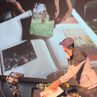 Wanderer. Une larme échappée des fleuves afghans. Avec l'aimable autorisation du Théâtre de La Criée