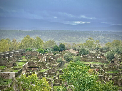 Paisaje de Granadilla, Extremadura, España