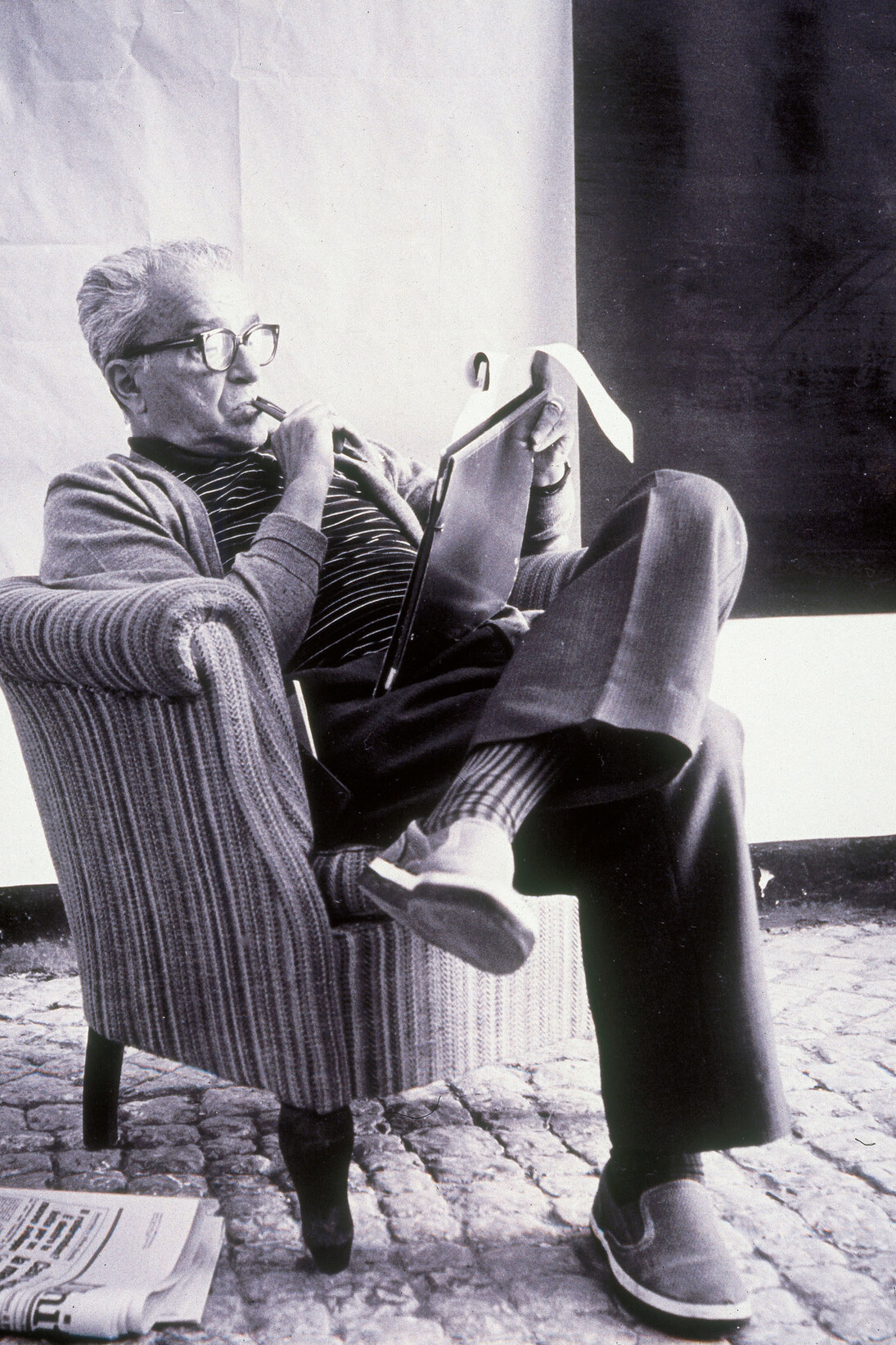 Pietro Ingrao,
Lenola (Latina), 1984,
Foto: Sergio Castellano