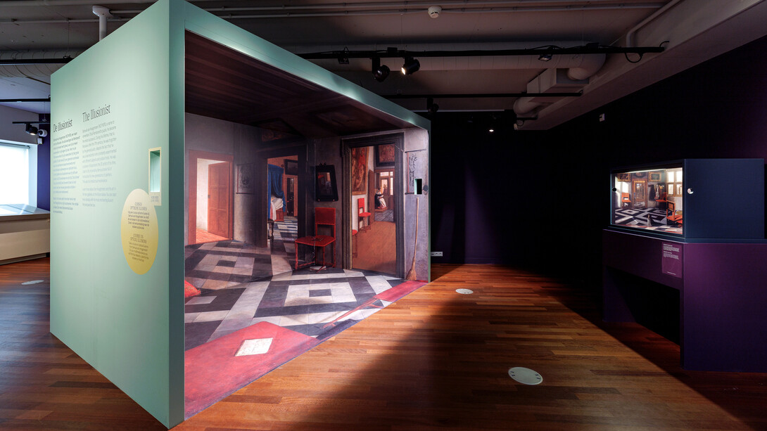 Samuel van Hoogstraten, The illusionist. Samuel van Hoogstraten, exhibition view. Courtesy of The Rembrandt House Museum