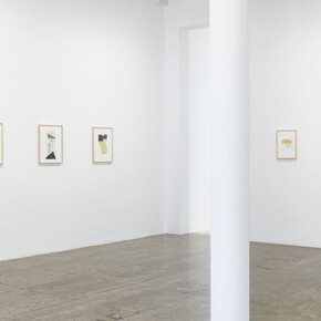 Karl Bohrmann, Collagen, ausstellungsansicht. Mit freundlicher genehmigung der Galerie Jahn und Jahn