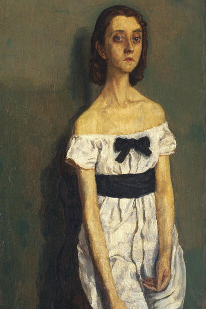 Gwen John, Girl with bare shoulders (detail), c.1910. Courtesy of National Galleries Scotland