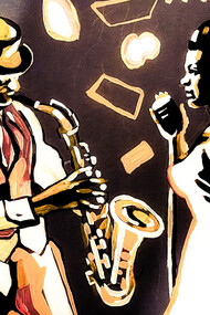 Newport Jazz Festival 2021. A laboratory, not a museum, ill. by Lesya Bilenko