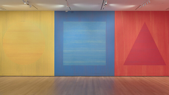 Sol LeWitt Wall Drawings. Courtesy of Yale University Art Gallery