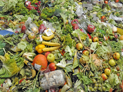 Food waste quickly generates methane