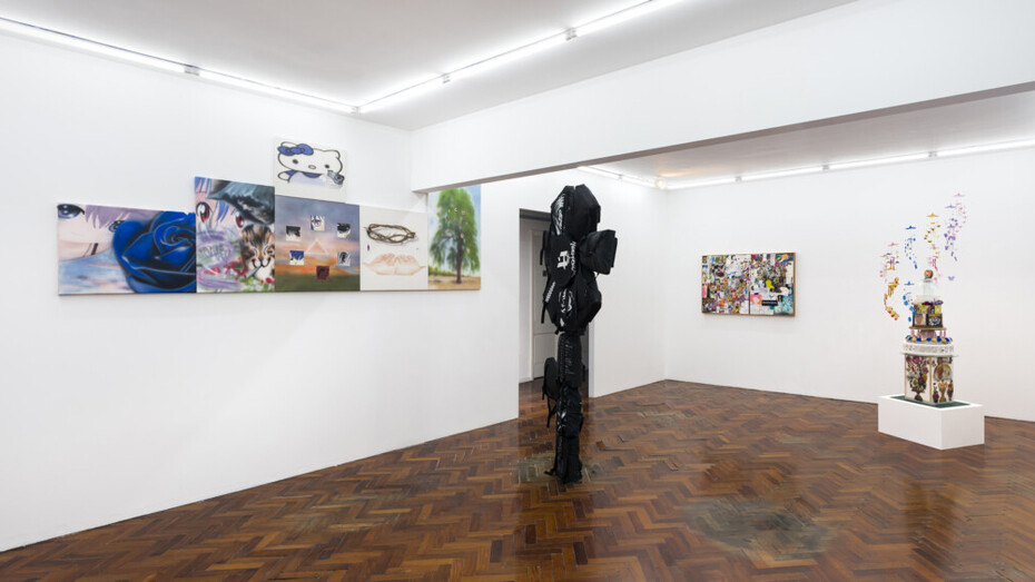 Nicolás Requena, Vida Espinosa, vista de exhibición. Cortesía de la Galería Moria