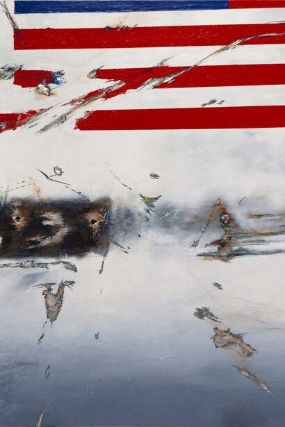 Michael Dweck, Jack’s flag, 2023. Courtesy of the artist and Staley-Wise Gallery