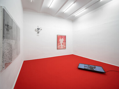 Ausstellungsansicht Frida Orupabo, KOENIG2 by_robbygreif, Wien 2020
© Foto: Philipp Friedrich