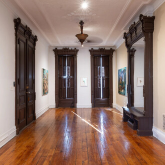 Debra Cartwright, Bodies of water: black geographies and maternal legacies, exhibition view. Courtesy of Welancora Gallery