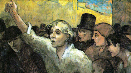 Honoré Daumier, La rivolta, 1860 ca, The Phillips Collection, Washington